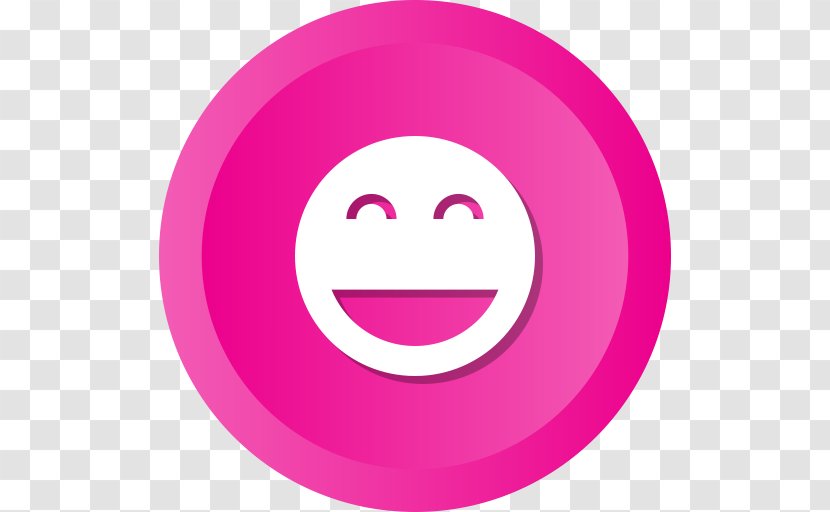 Emoticon Smiley Like Button Avatar - Violet Transparent PNG