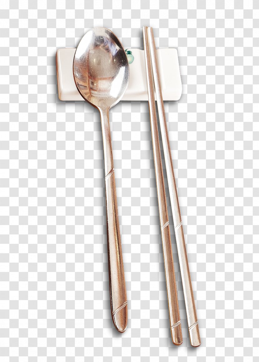 Wooden Spoon Chopsticks Tableware - Vecteur - Metal Transparent PNG