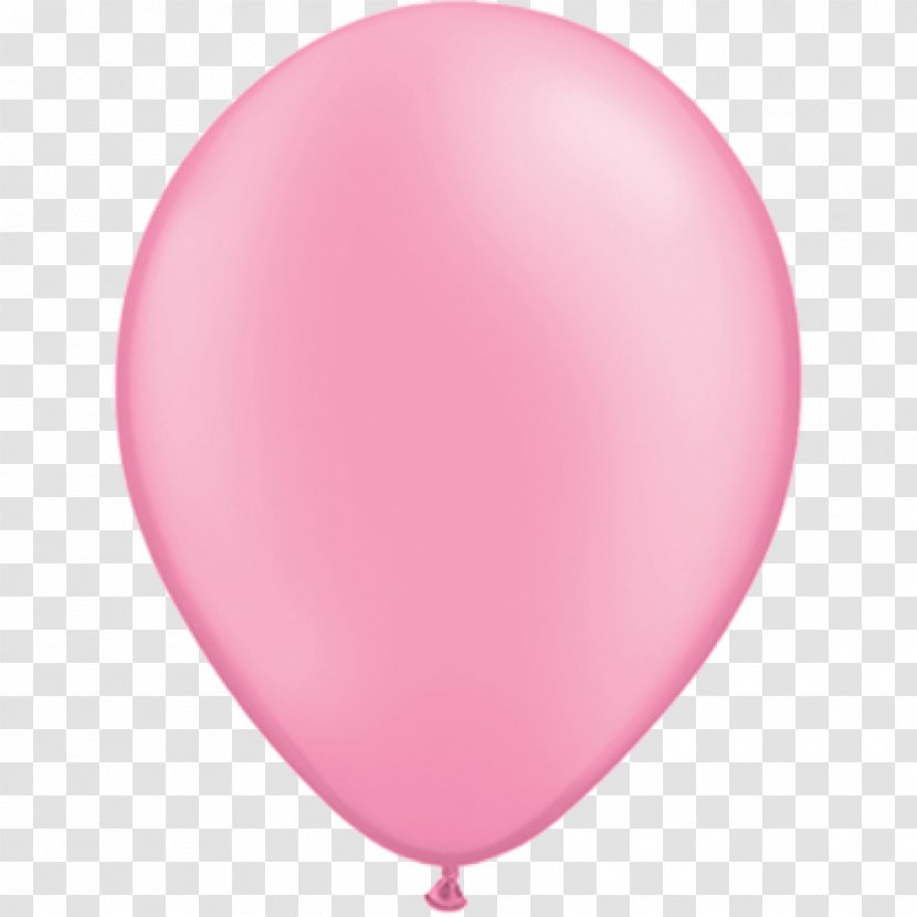 Toy Balloon Pink Color Birthday - Gas Transparent PNG