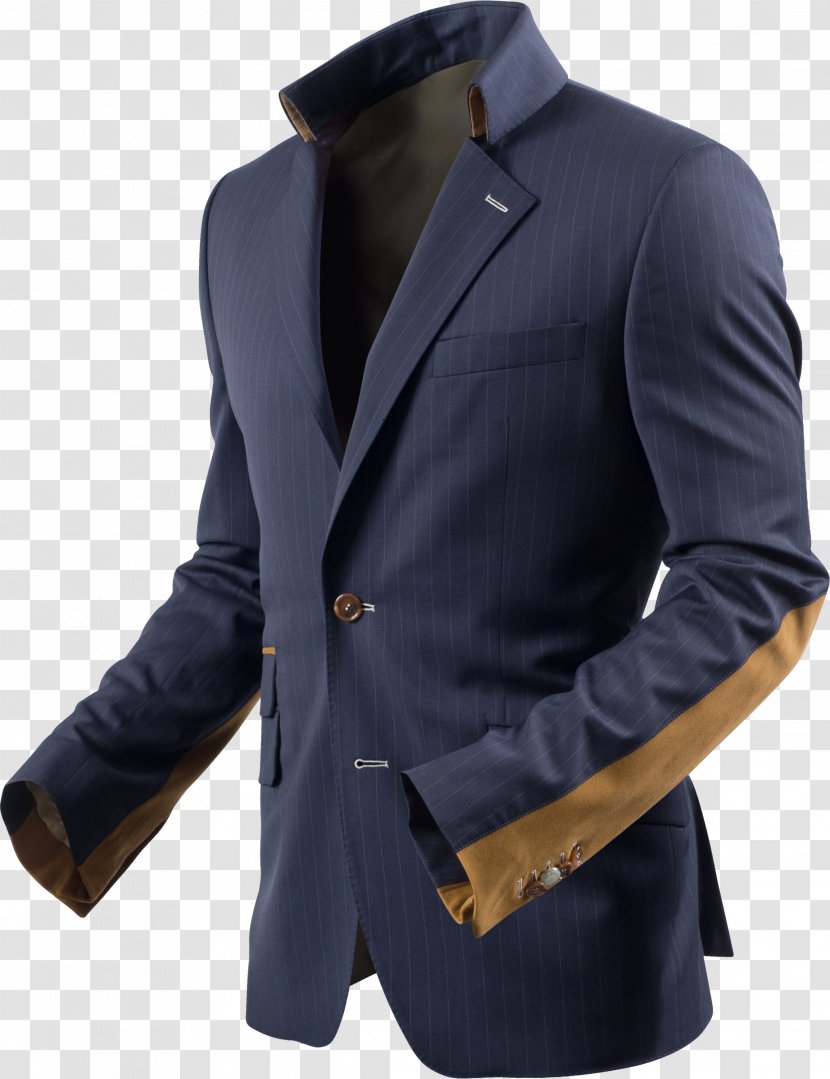 Blazer Suit Upturned Collar Sport Coat Jacket - Low Transparent PNG
