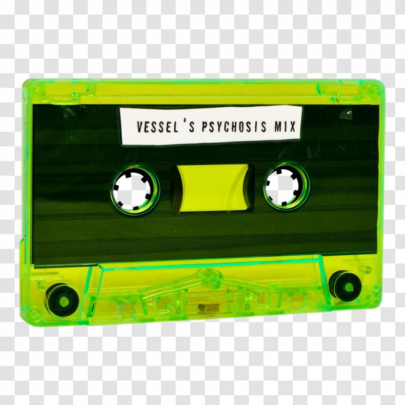 Compact Cassette - Yellow - Tape Recorder Transparent PNG