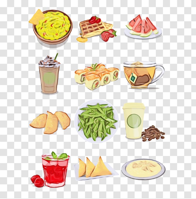 Junk Food Cartoon - Meal - Side Dish French Fries Transparent PNG
