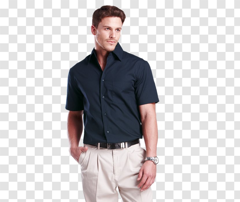 T-shirt Dress Shirt Polo Collar Sleeve - Neck Transparent PNG