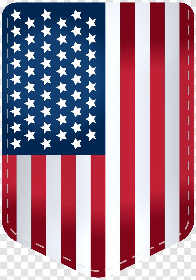 USA Flag Decor Transparent Clip Art Image - Desecration - Red Transparent PNG