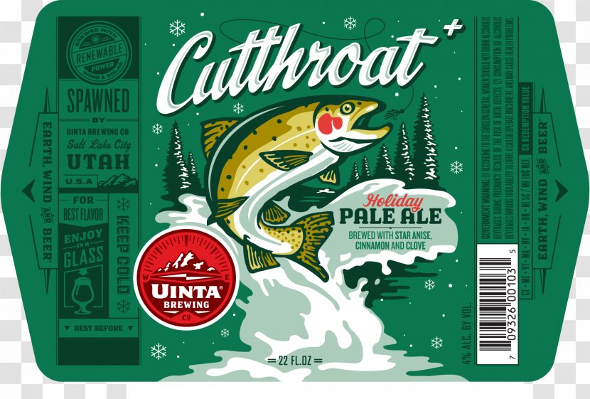 Beer Uinta Brewing Company Ale Saison - Label Transparent PNG