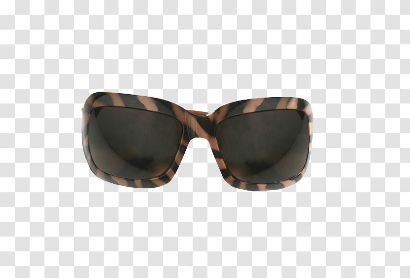 Sunglasses Leopard Lens - Glasses - Brown Border Transparent PNG