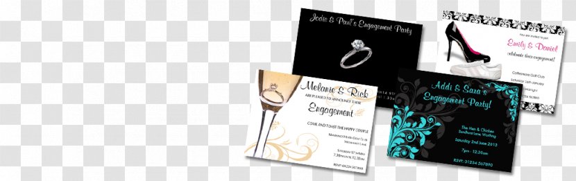Wedding Invitation Engagement Party RSVP - Celebration Transparent PNG