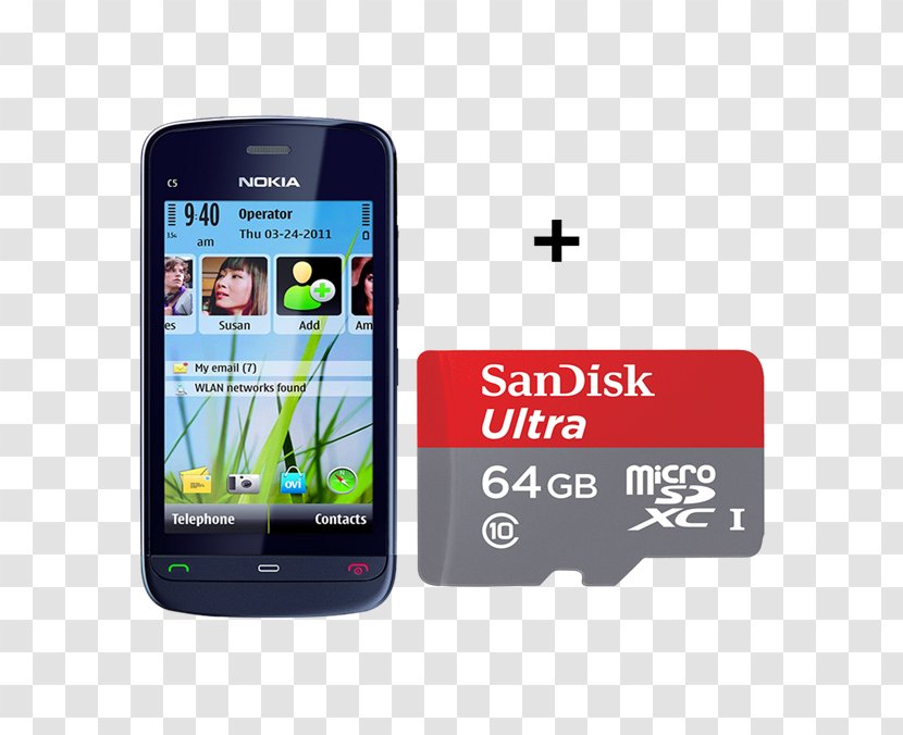 MicroSD Secure Digital Flash Memory Cards SanDisk SDXC - Communication - Telivision Transparent PNG