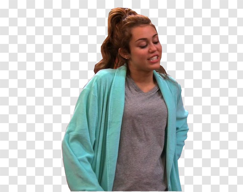 Hoodie Shoulder Turquoise - Sleeve - Miley Transparent PNG