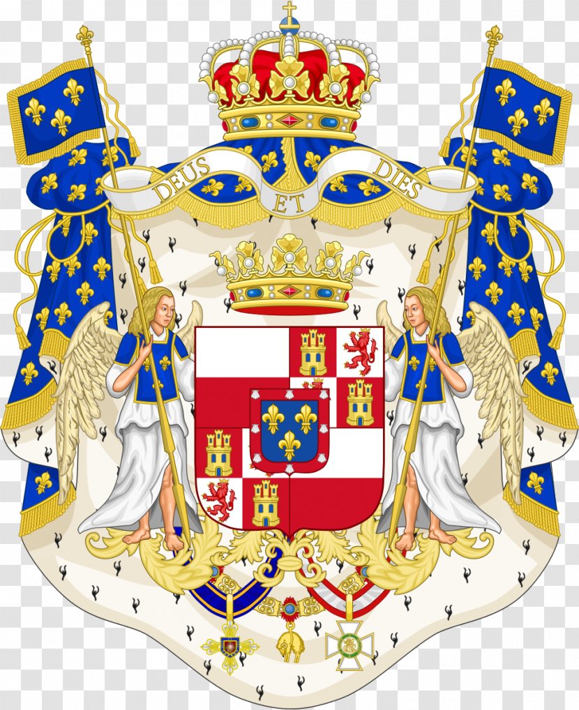 Duchy Of Lucca Kingdom France Coat Arms - Monarch Transparent PNG