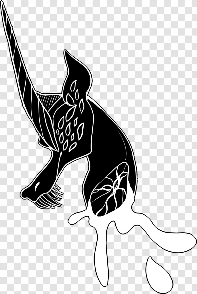 Cat Horse Mammal Dog Silhouette - Mythical Creature Transparent PNG