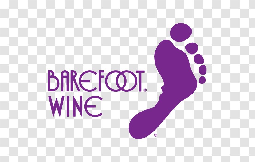 Barefoot Wines & Bubbly Beer Logo Drink - Violet - Wine Transparent PNG