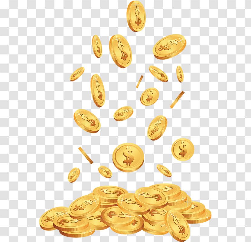 Gold Coin - Cuisine - Creative Transparent PNG