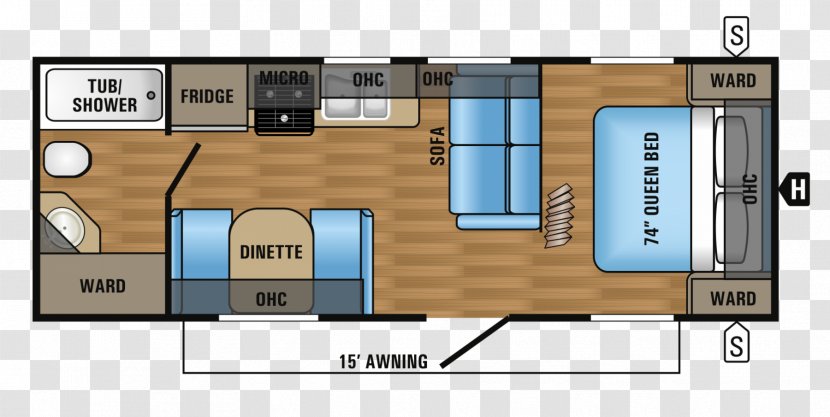 Caravan Campervans Jayco, Inc. Trailer - Car Transparent PNG