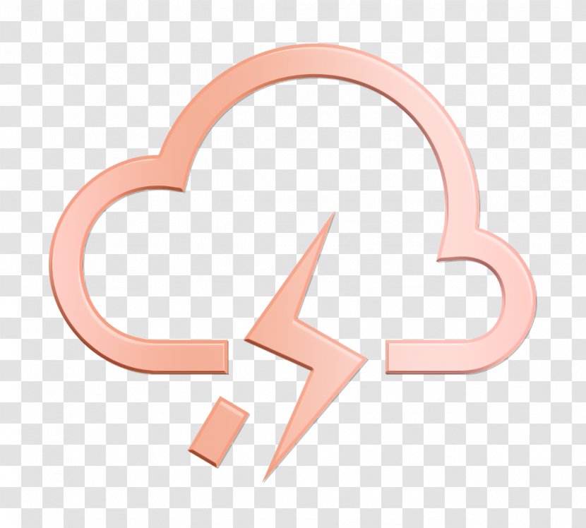 Forecast Icon Rainy Thunder - Symbol Ear Transparent PNG