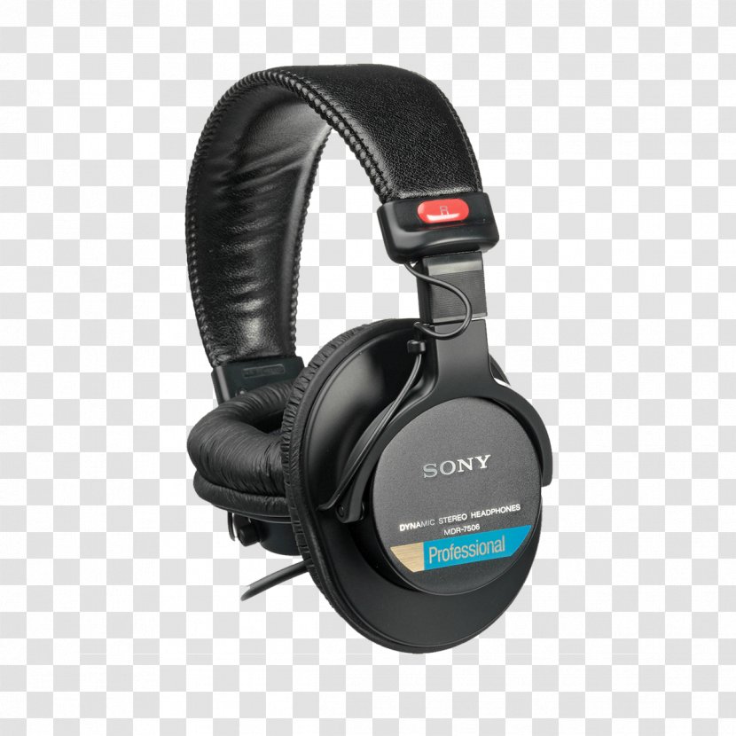Sony MDR-V6 Headphones Sound Audio Transparent PNG