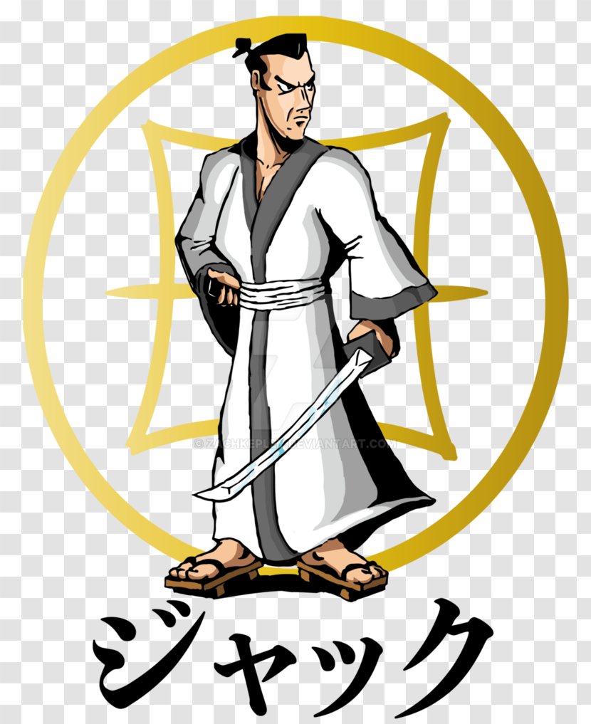 Clip Art Illustration Cartoon Costume Character - Cold Weapon - Samurai Jack Transparent PNG