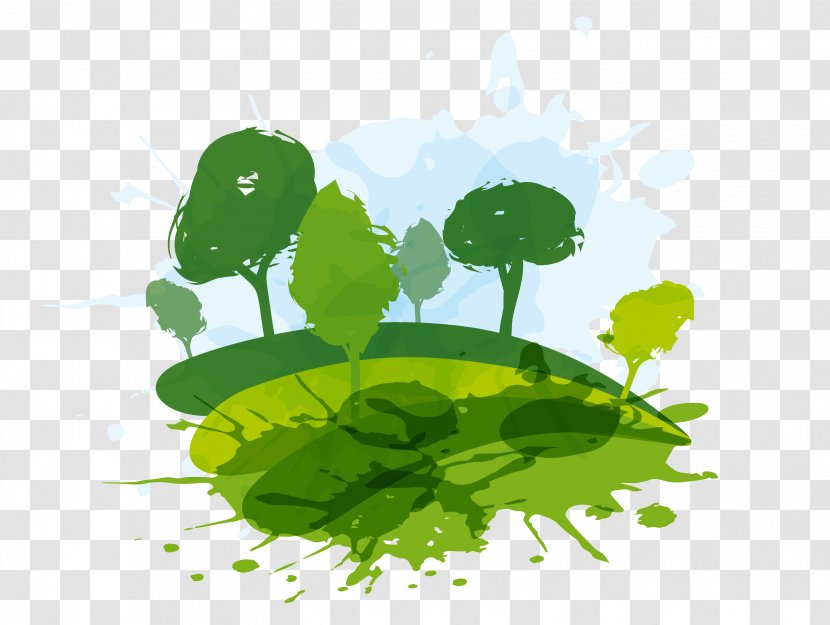 Nature Tree Natural Environment - Herb - Landscape Transparent PNG