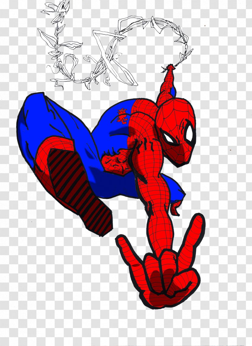 Spider-Man Comic Book Clip Art - Heart - Spider Man Transparent PNG