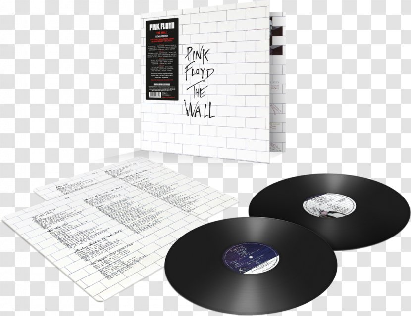 The Wall Pink Floyd Phonograph Record LP Remaster - Pinkfloyd Transparent PNG