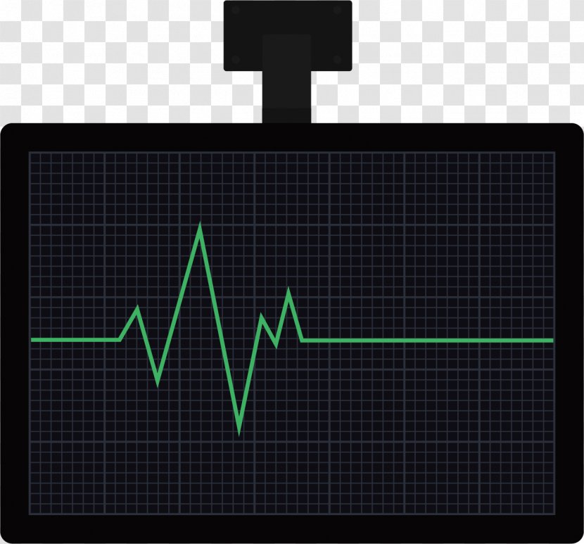 Monitoring Electrocardiography Heart Computer Monitor Display Device - Text - ECG Transparent PNG