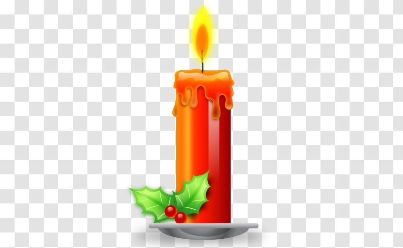 Candle Icon Design The Noun Project - Orange - Image Transparent PNG