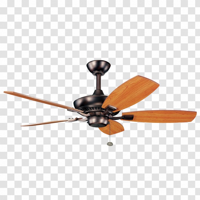 Kichler Canfield Ceiling Fans L.D. Co., Inc. Starkk Hatteras Bay - Propeller - Bronze Finish Transparent PNG