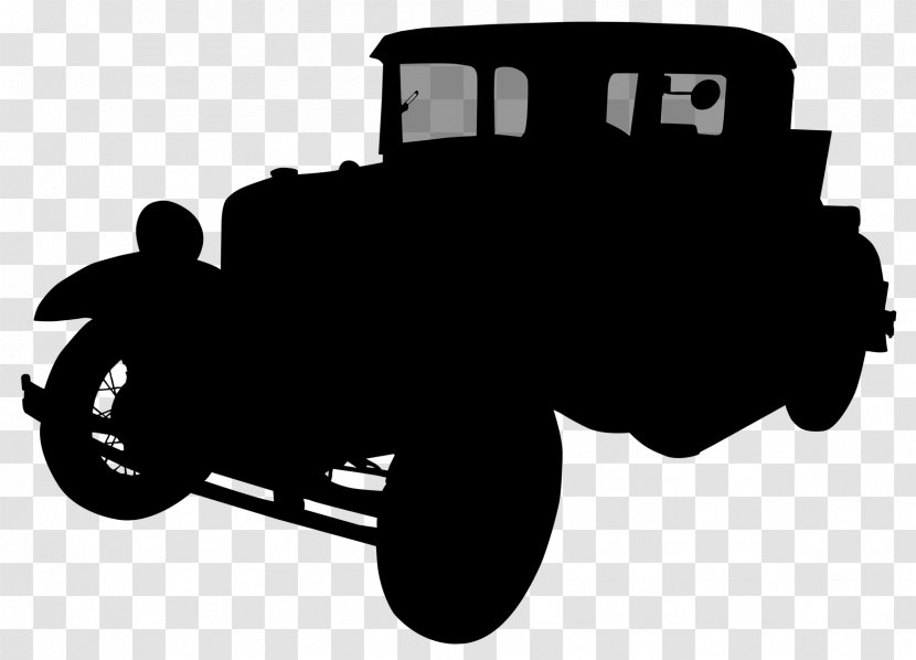 Car Clip Art Logo Silhouette Automotive Design - Vintage - Antique Transparent PNG