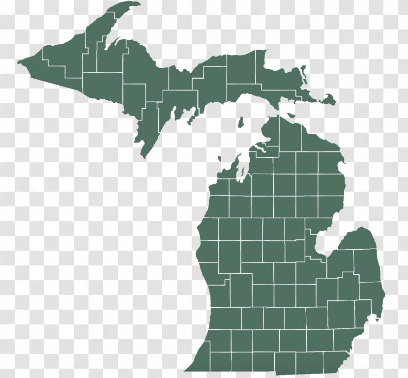 United States Presidential Election In Michigan, 2012 Map - Shape - World Transparent PNG