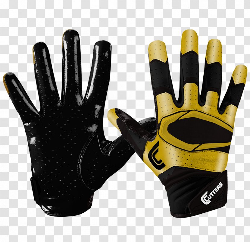Glove American Football Protective Gear Dick's Sporting Goods Amazon.com Wide Receiver - Bicycle - Black Gloves Transparent PNG