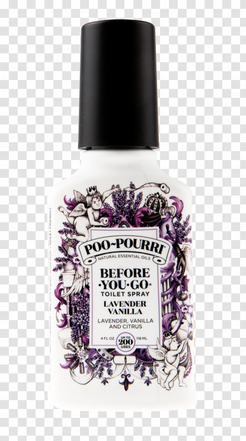 Poo-Pourri Perfume Toilet Lavender Bottle - Potpourri Transparent PNG