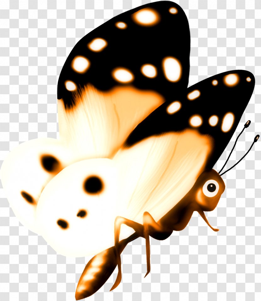 Monarch Butterfly Clip Art - Toon - Blots Clipart Transparent PNG