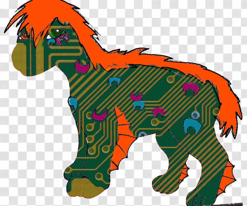 Carnivora Horse Cartoon Pattern - Carnivoran Transparent PNG