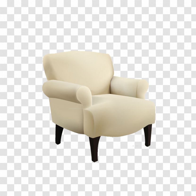 Table Couch Club Chair - Hotel - White Sofa Transparent PNG