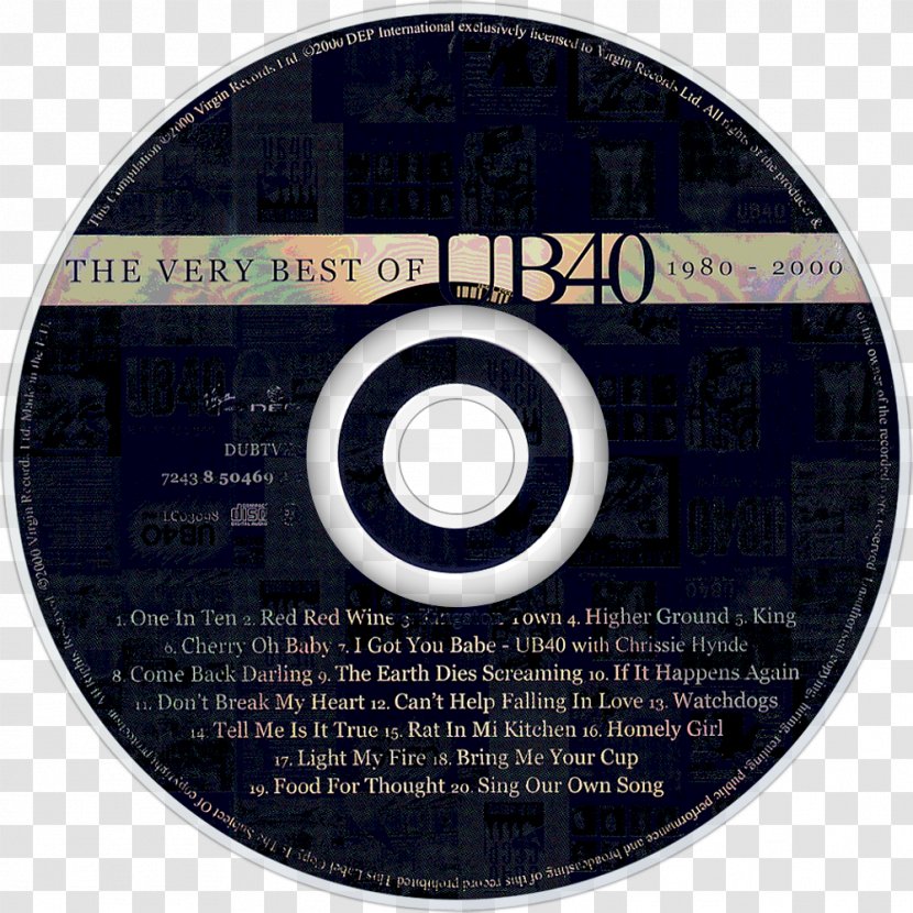 Compact Disc The Very Best Of UB40 Album Labour Love - Frame - Golden Hits Transparent PNG