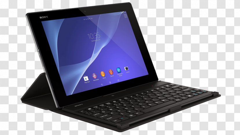 Sony Xperia Z2 Tablet Computer Keyboard Z 索尼 - Netbook - Laptop Part Transparent PNG