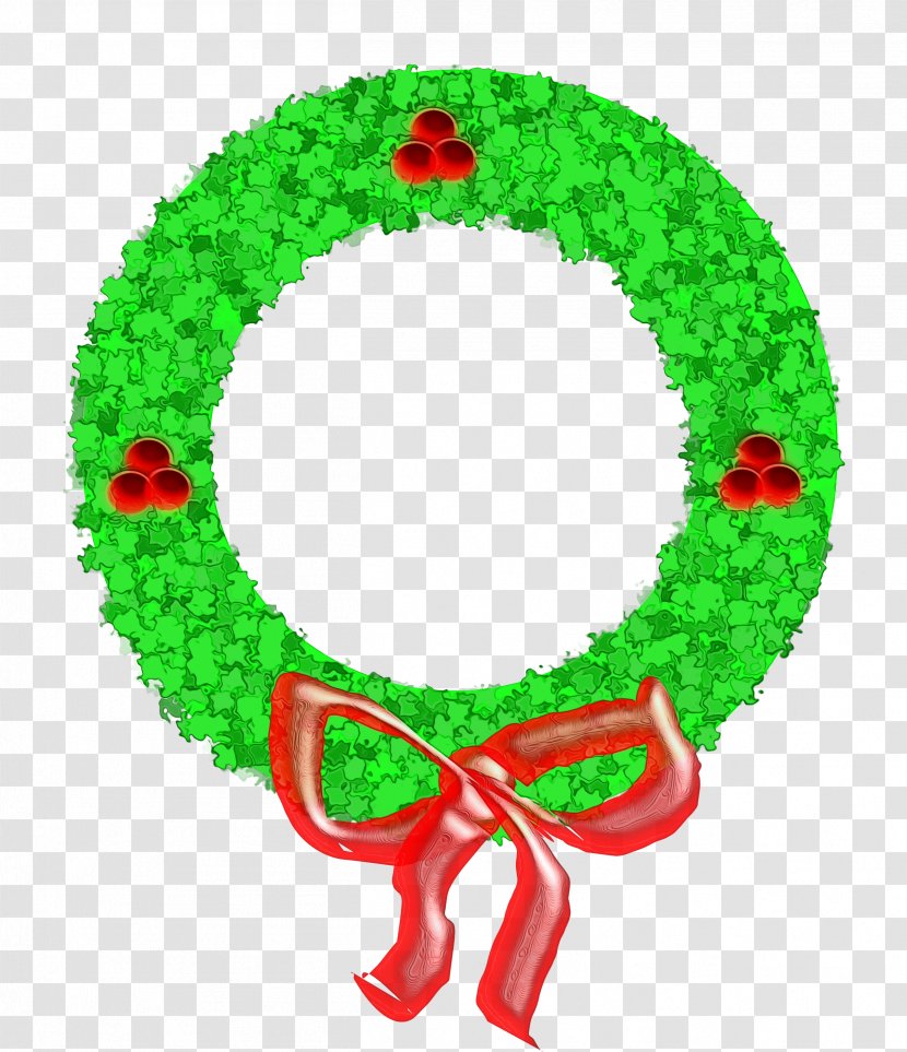 Clip Art Vector Graphics Christmas Day Wreath - Holly Transparent PNG