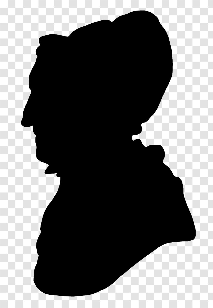 Silhouette Female Portrait Clip Art - Royaltyfree - Woman Face Transparent PNG