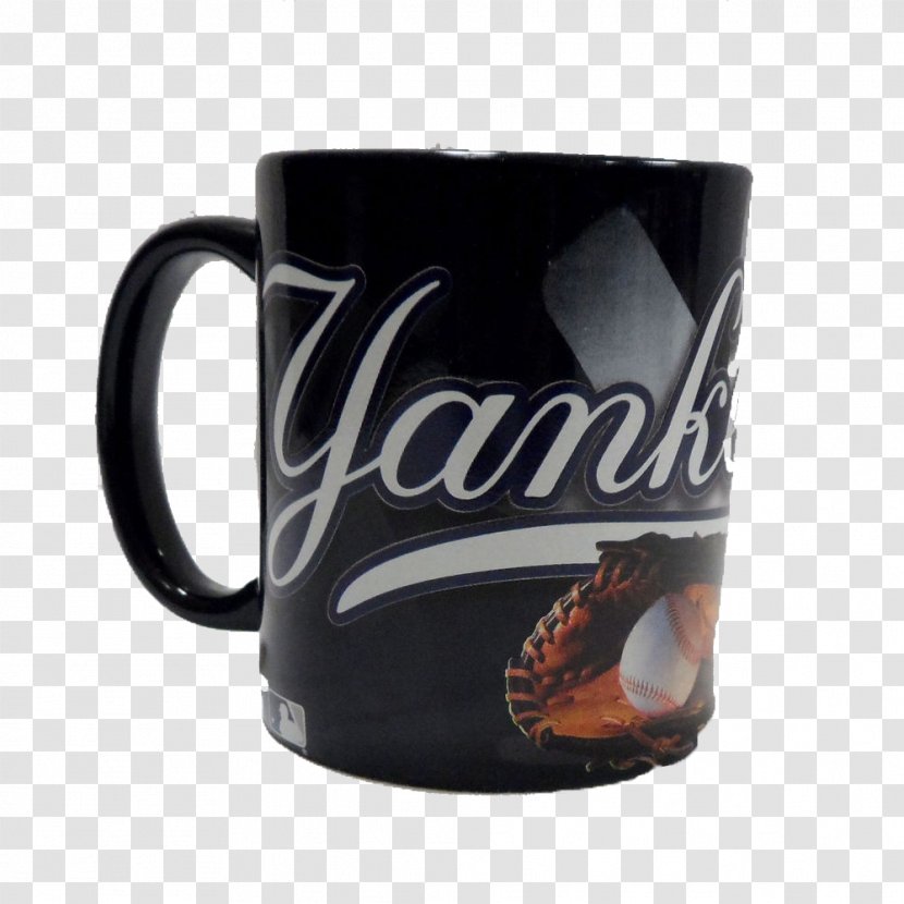 Coffee Cup Yankees 3X5 Flag New York Black & Chrome Mug Design M Group - Baseball Bat Graphics Transparent PNG