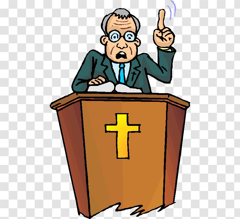 Pastor Minister Preacher Clergy Clip Art - Christianity - Artwork Transparent PNG