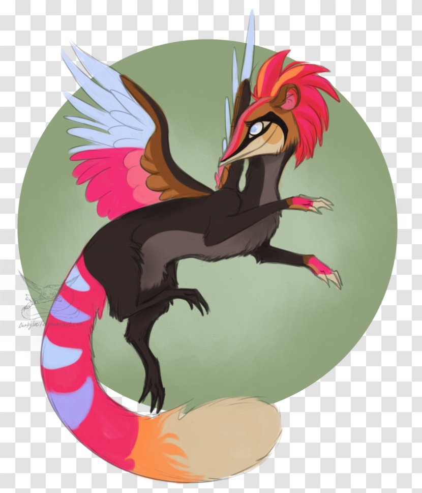 Dragon Rooster Cartoon - Fictional Character Transparent PNG
