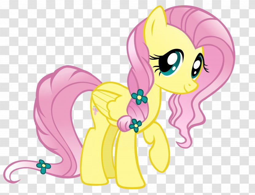 Fluttershy Twilight Sparkle Pony Applejack Rainbow Dash - Silhouette - My Little Transparent PNG