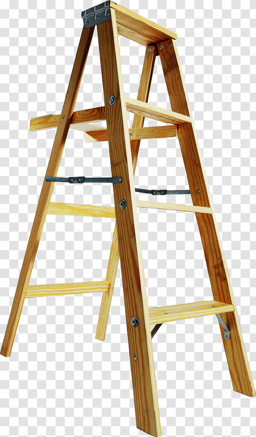 Ladder Wood Tool Furniture Transparent PNG