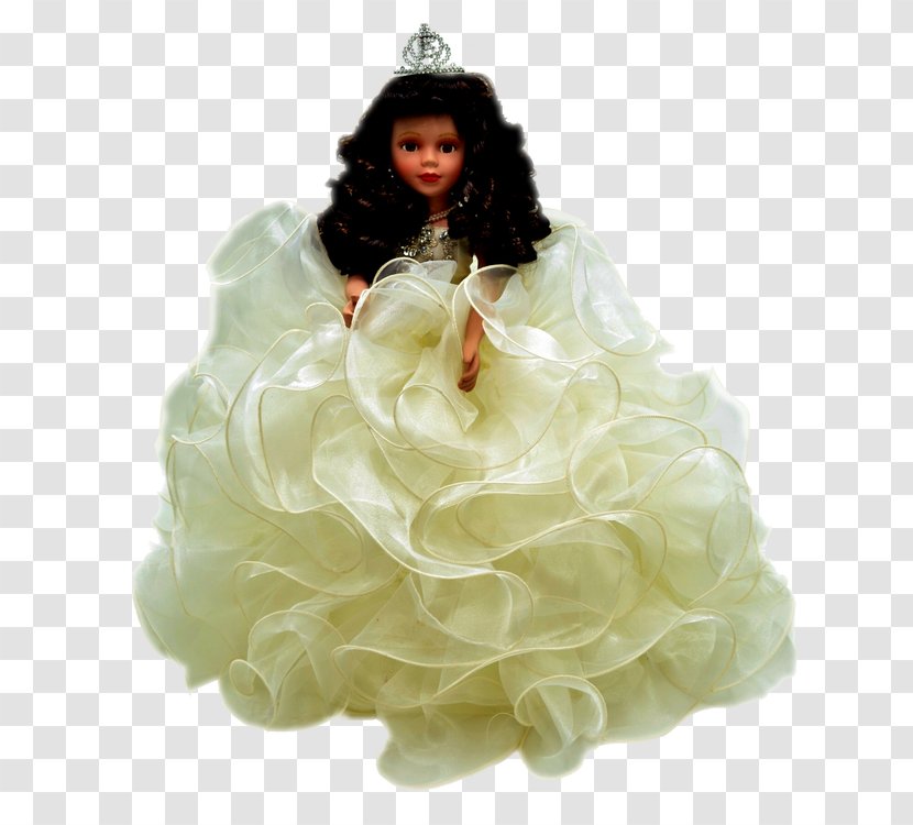 Wedding Dress Bride Flower - Doll Transparent PNG
