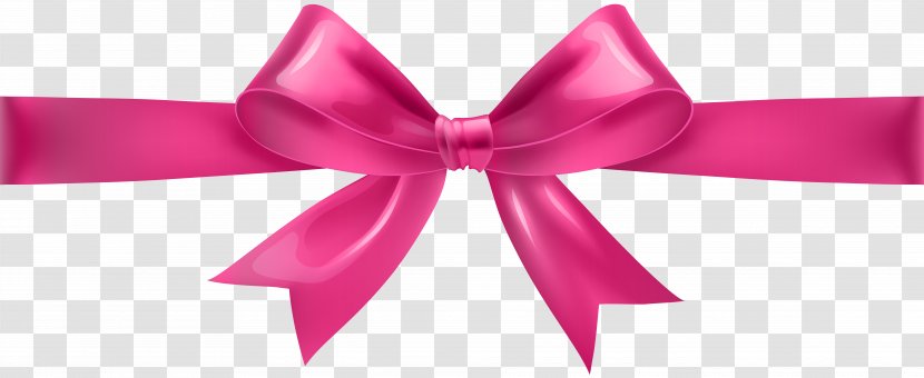 Ribbon Pink Clip Art - Bow Tie - Transparent Transparent PNG