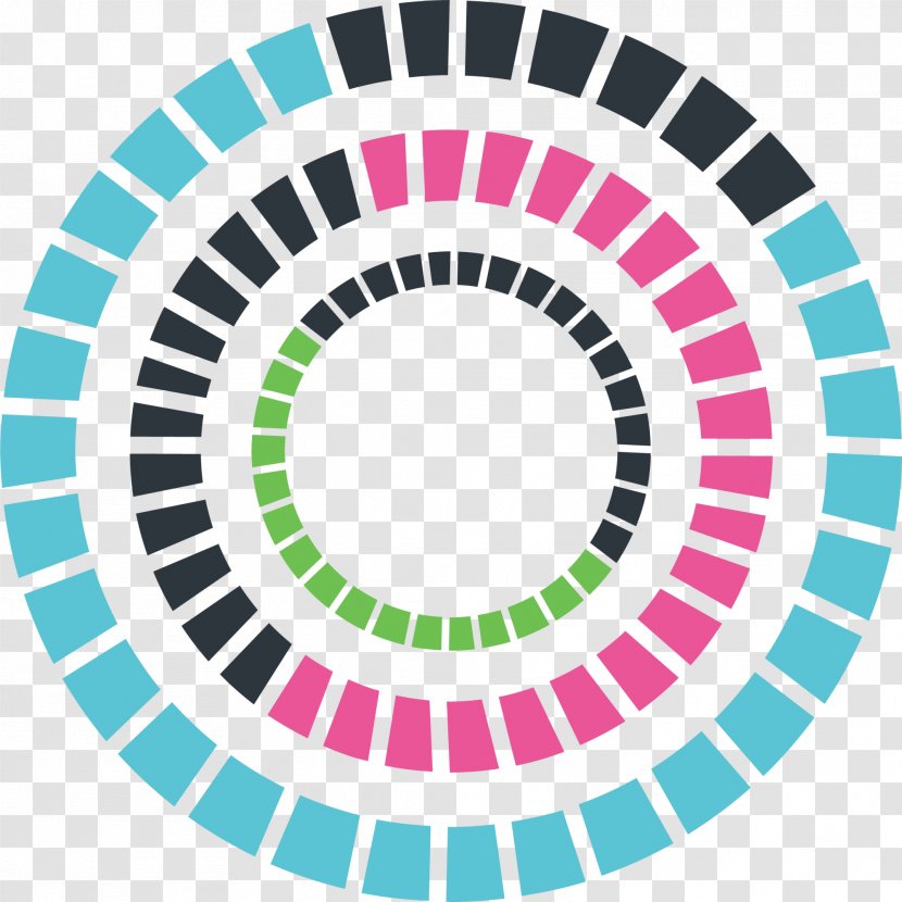 White House University Of Washington Information Big Data Research - Knowledge - Colorful Circle Frame Transparent PNG