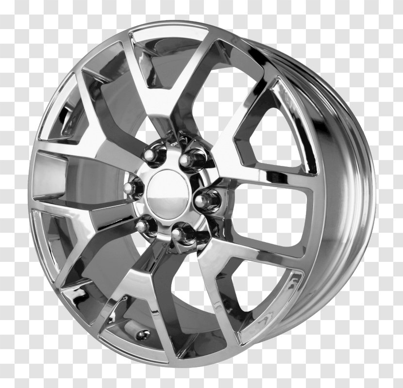 Alloy Wheel Google Chrome Custom Car Transparent PNG