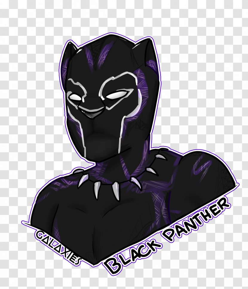Graphics Fiction Character - Cat - Black Panther Face Transparent PNG