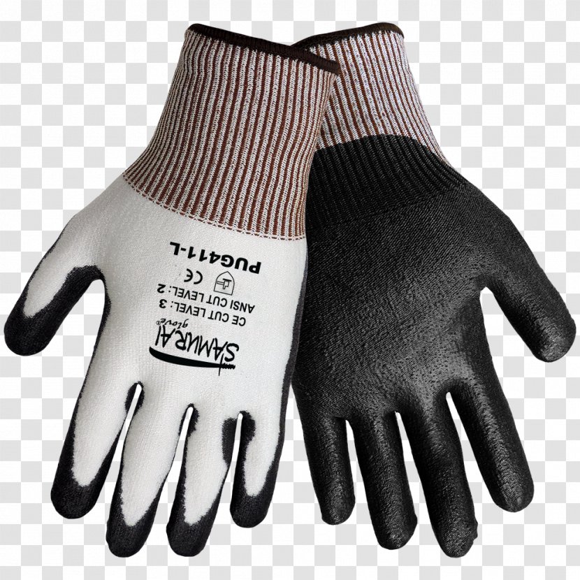 Cycling Glove Schutzhandschuh Artificial Leather - Polyurethane - Cutresistant Gloves Transparent PNG