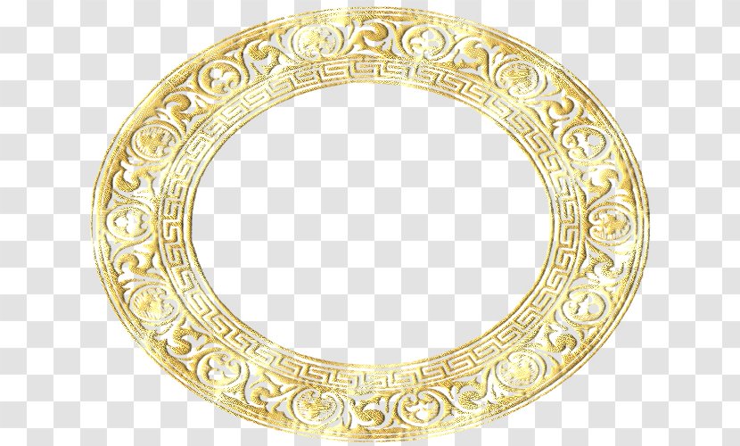 Circle Gold - Dishware - Mirror Brass Transparent PNG